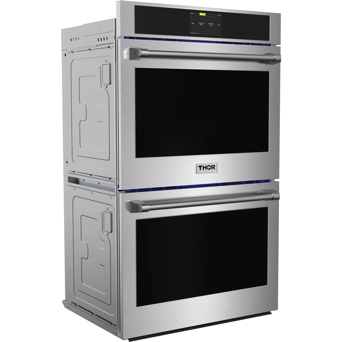 Thor Kitchen 30-Inch Professional Double Wall Oven with Air Fry and Self-Clean in Stainless Steel TEW30ED