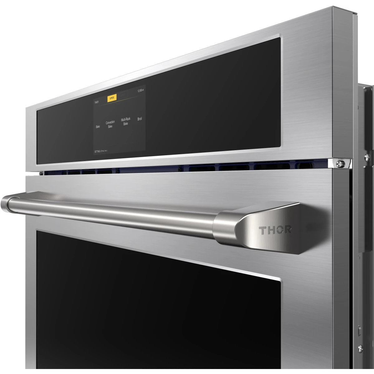 Thor Kitchen 30-Inch Professional Double Wall Oven with Air Fry and Self-Clean in Stainless Steel TEW30ED