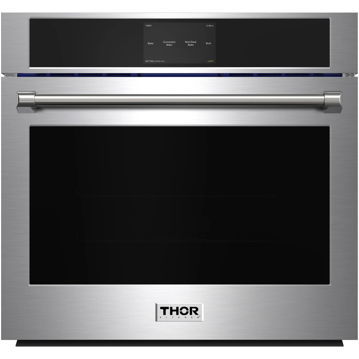 Thor Kitchen 30-Inch Professional Single Wall Oven with Air Fry and Self-Clean in Stainless Steel TEW30ES