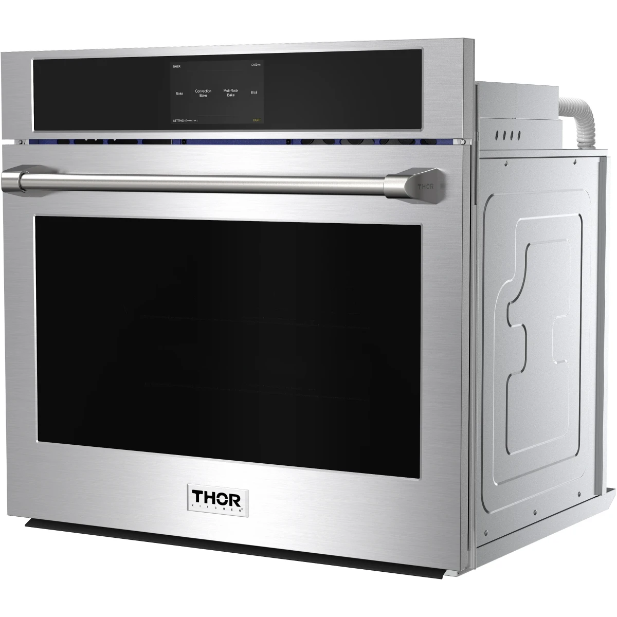 Thor Kitchen 30-Inch Professional Single Wall Oven with Air Fry and Self-Clean in Stainless Steel TEW30ES
