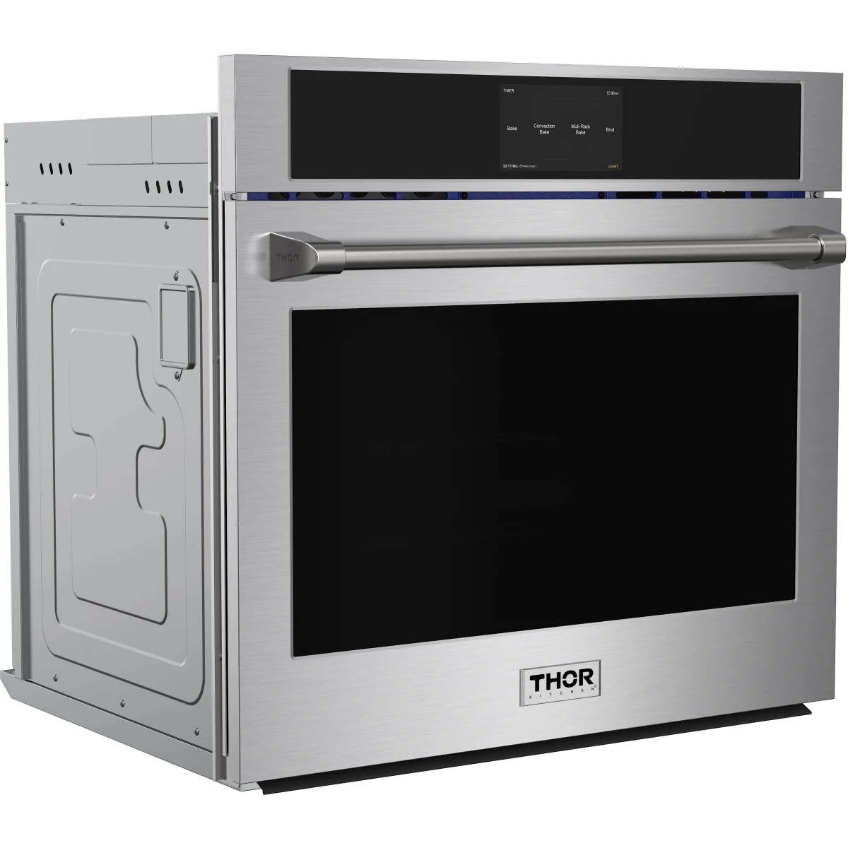 Thor Kitchen 30-Inch Professional Single Wall Oven with Air Fry and Self-Clean in Stainless Steel TEW30ES