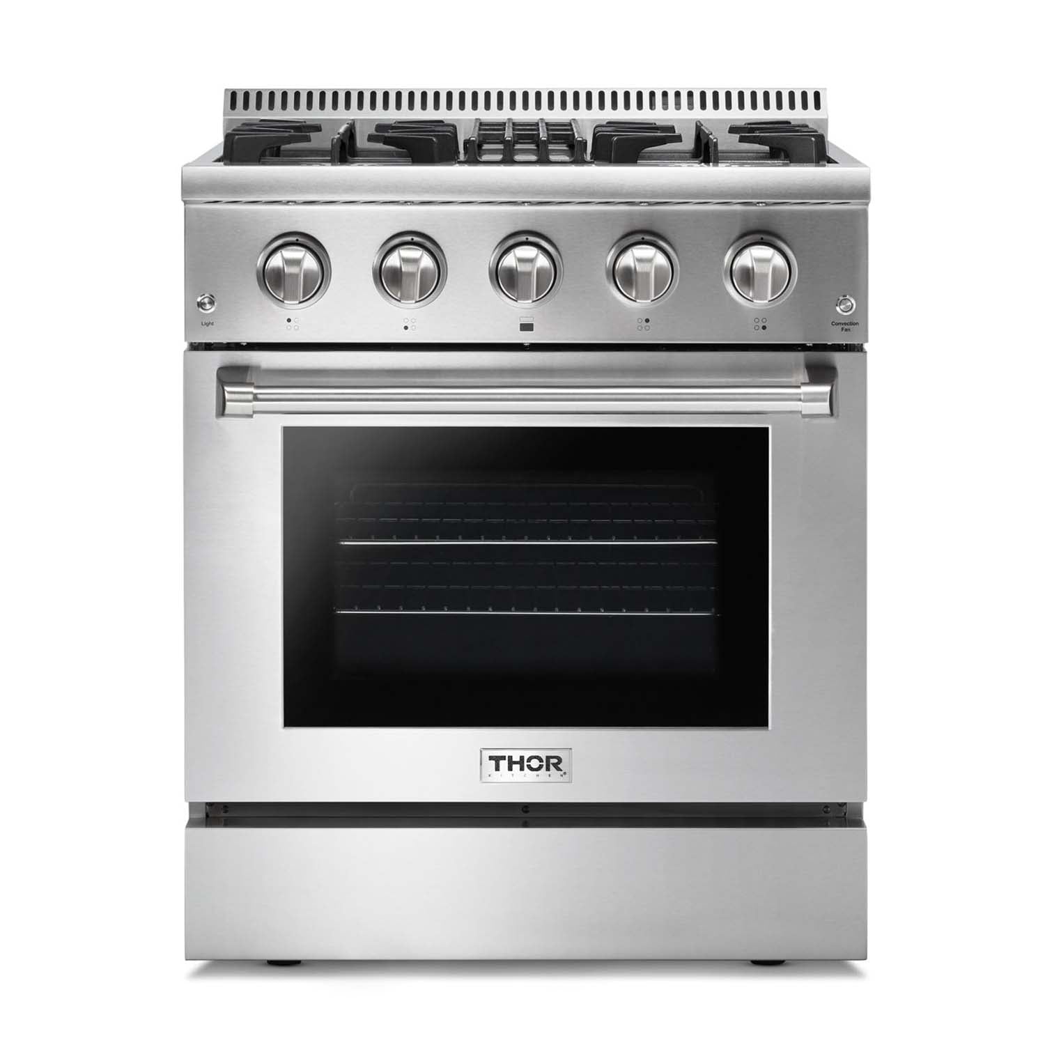 30" Professional Stainless Steel Dual Fuel Range HRD3088U - RenoShop
