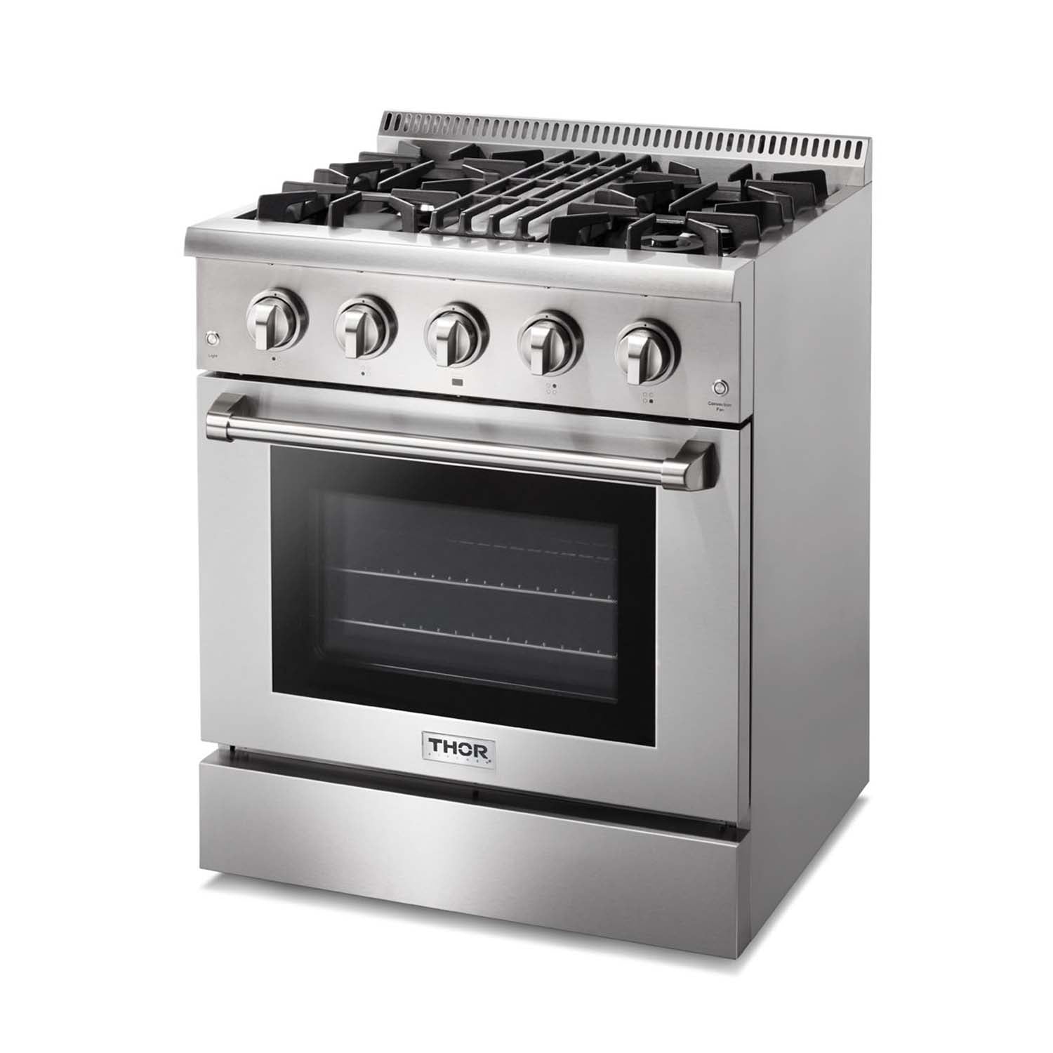 30" Professional Stainless Steel Dual Fuel Range HRD3088U - RenoShop