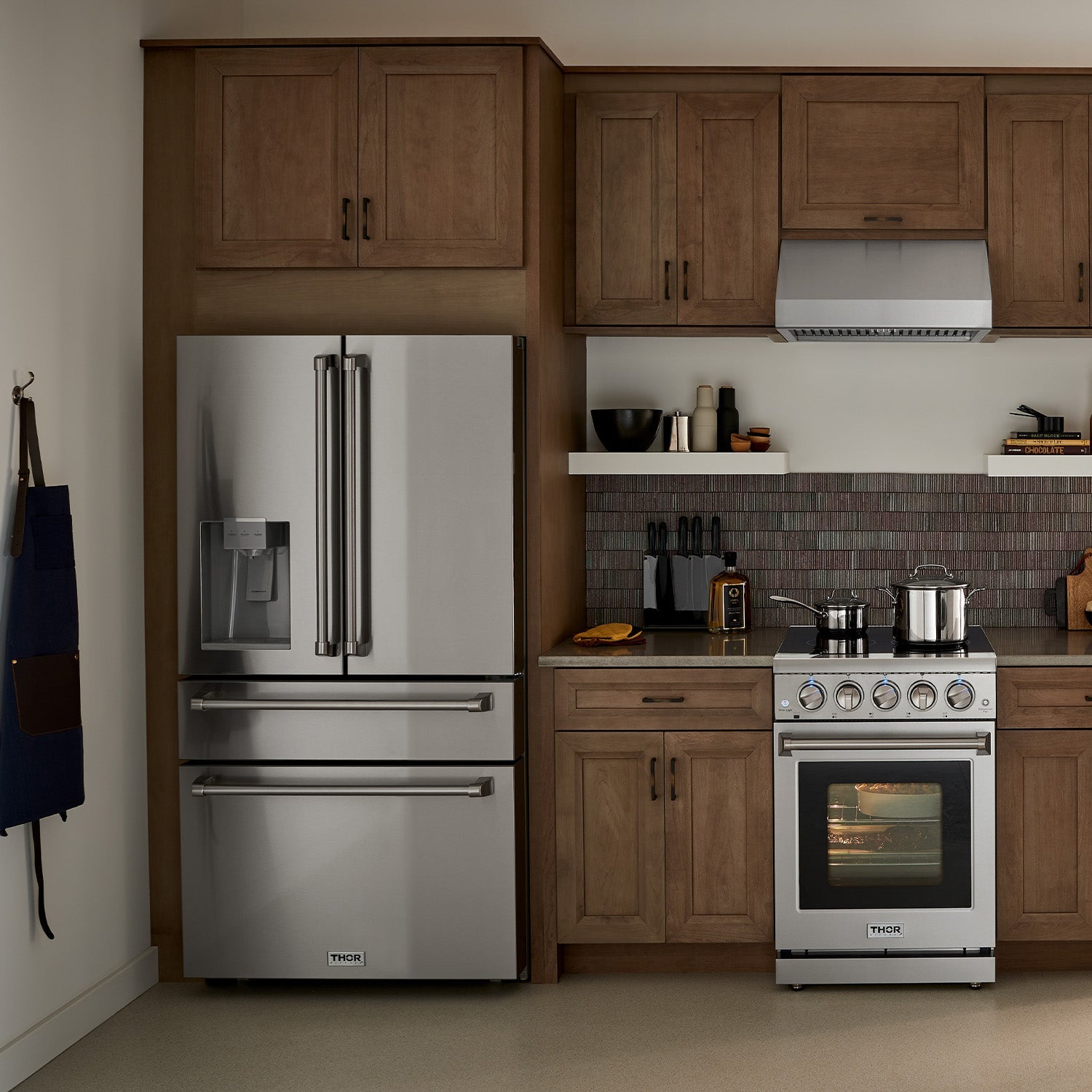36" Professional French Door Refrigerator with Ice & Water Dispenser TRF3601FD - RenoShop