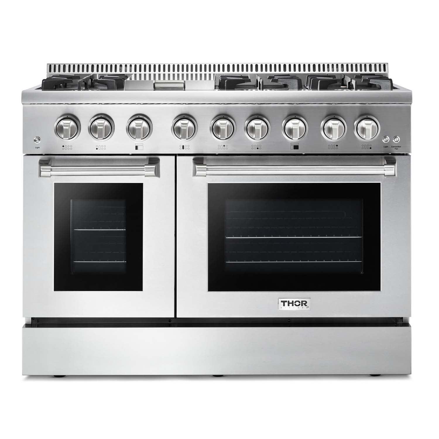 48" Professional Double Oven Dual Fuel Range HRD4803U - RenoShop