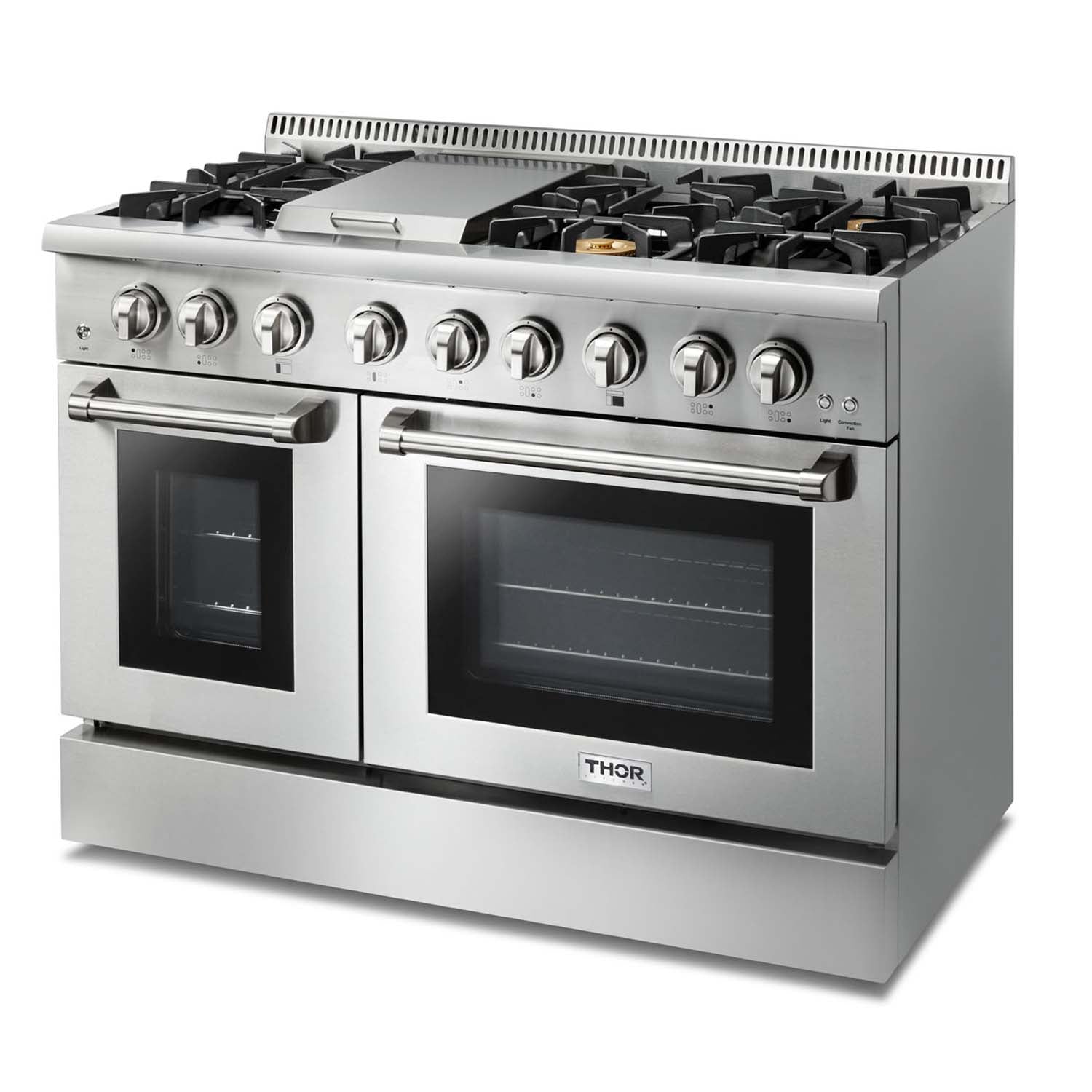 48" Professional Double Oven Dual Fuel Range HRD4803U - RenoShop