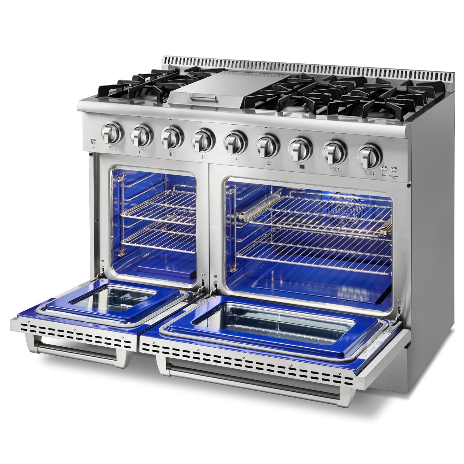 48" Stainless Steel Professional Gas Range HRG4808U - RenoShop