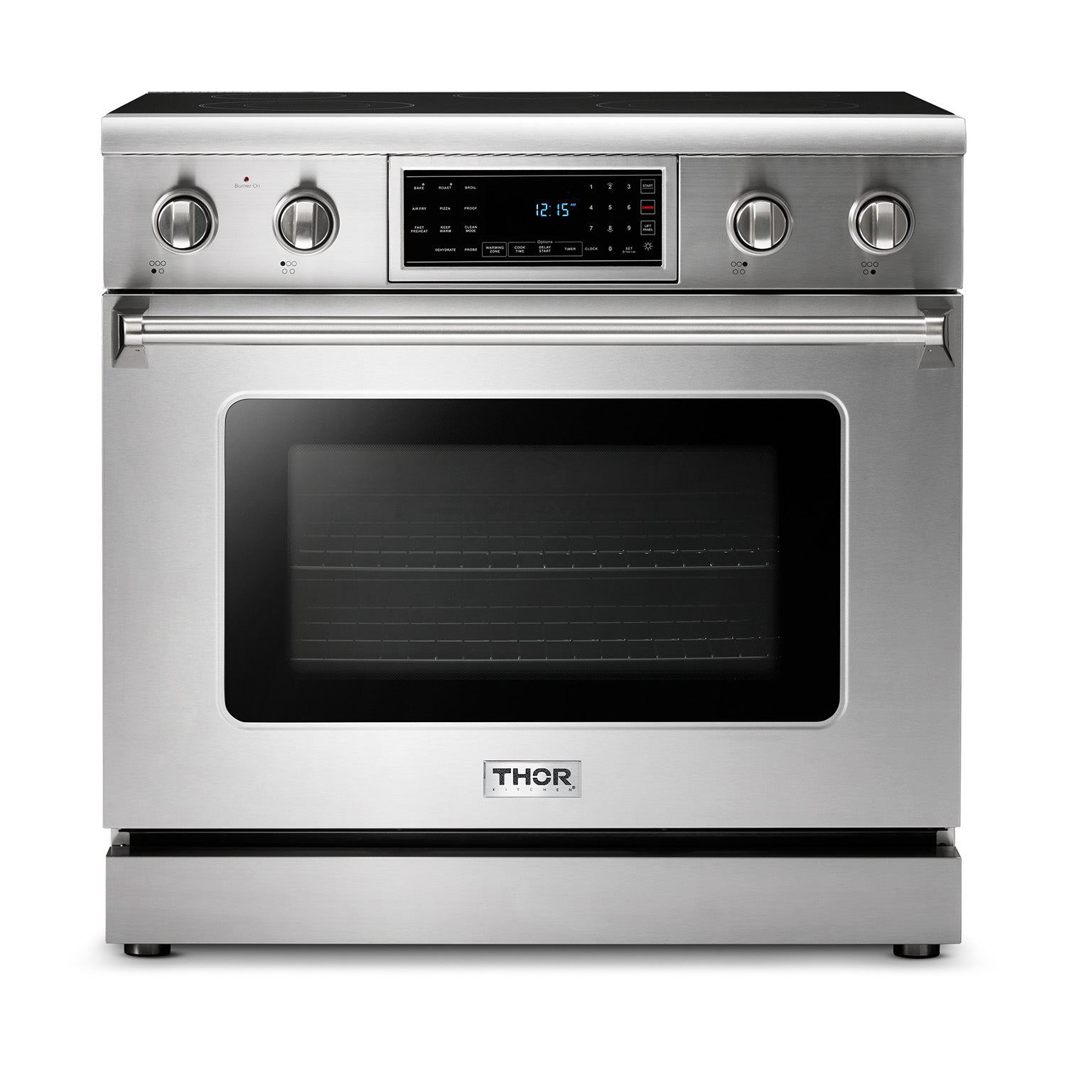 TRE3601 Professional Thor Kitchen 36 Inch Tilt Panel Electric Range Canada - RenoShop