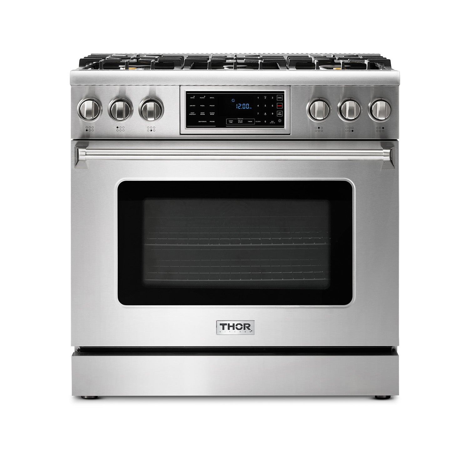 Thor Kitchen 36 Inch Tilt Panel Gas Range TRG3601 - RenoShop