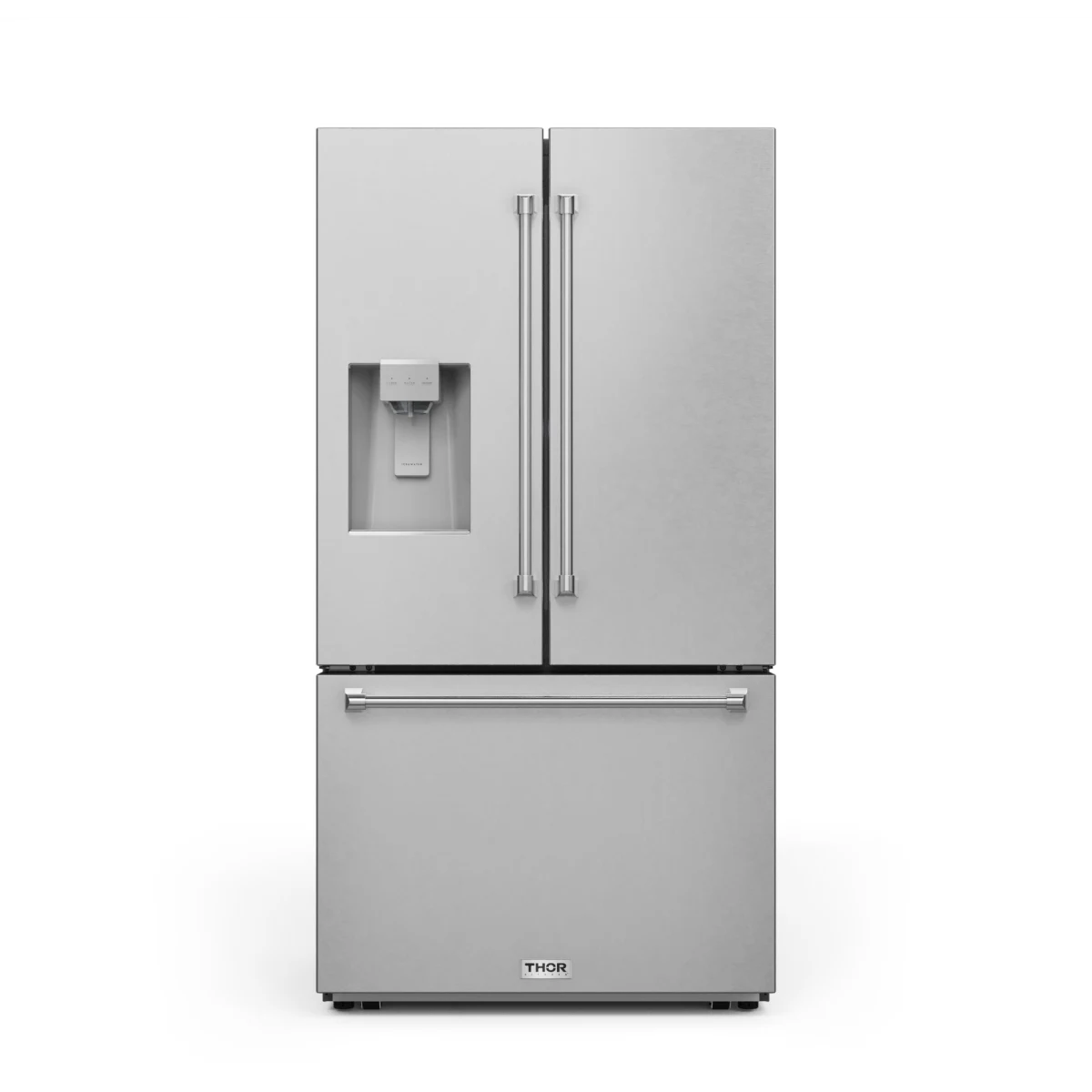 Thor Kitchen 36-Inch 28 Cu. Ft. French Door Full Depth Refrigerator with Water Filter and Ice Maker TRF3628FFD