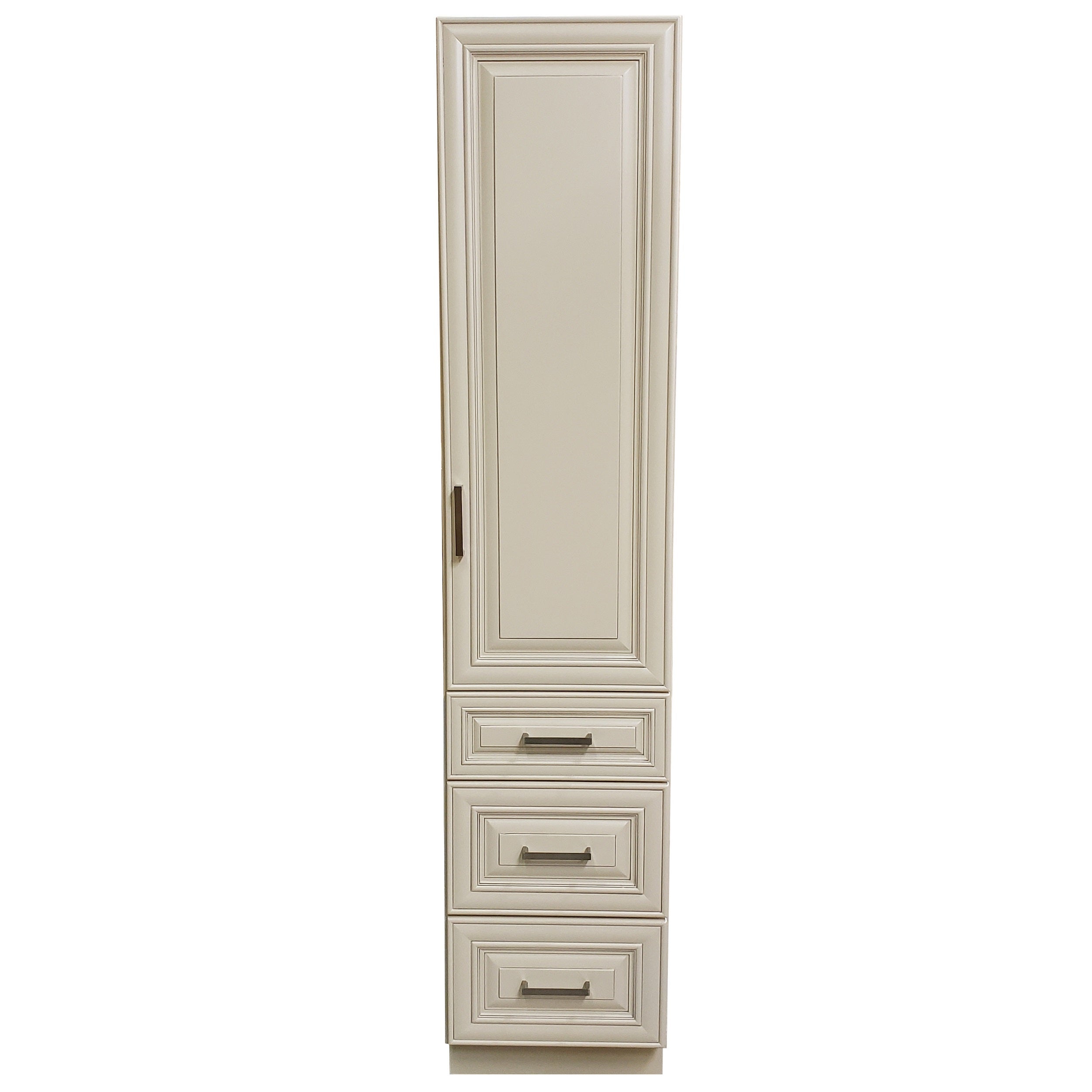 Crown LC188421 18 Inch Solid Wood Bathroom Linen Tower - RenoShop