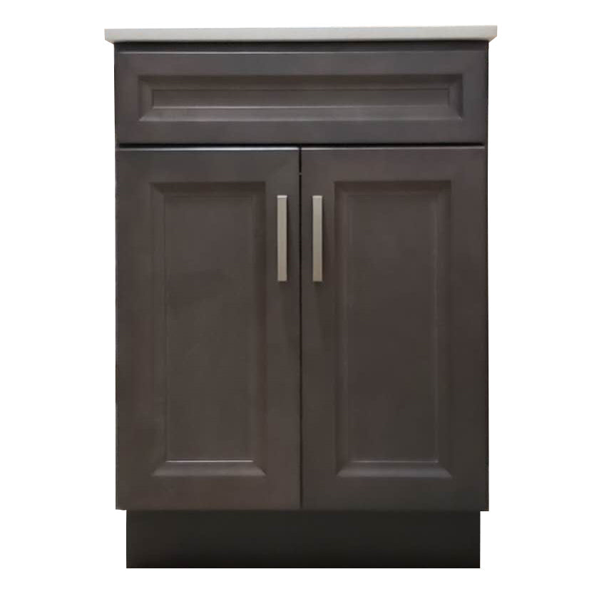 Crown VSB K10 Solid Wood Bathroom Vanity with Quartz Top & Sink - RenoShop