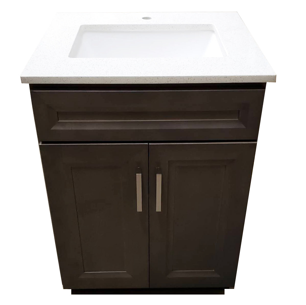 Crown VSB K10 Solid Wood Bathroom Vanity with Quartz Top & Sink - RenoShop