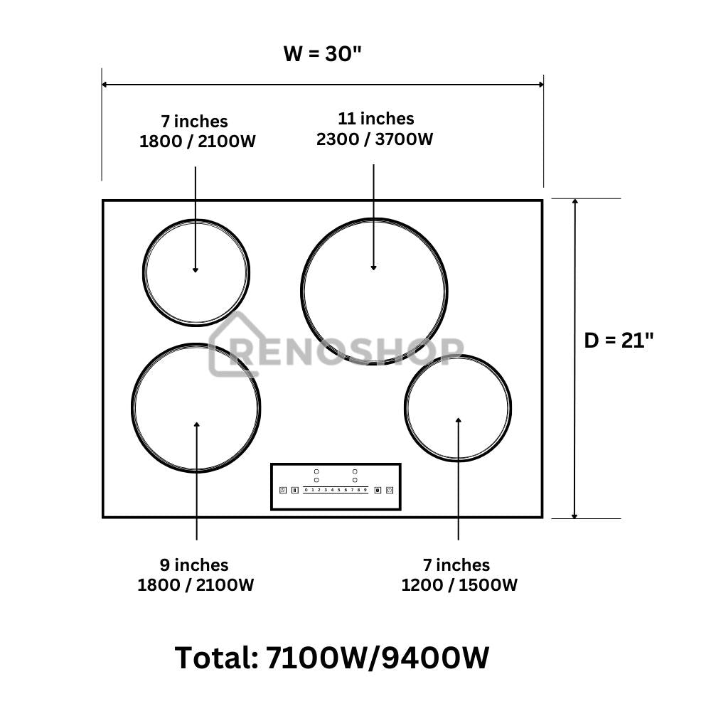 30 Inch Induction Cooktop