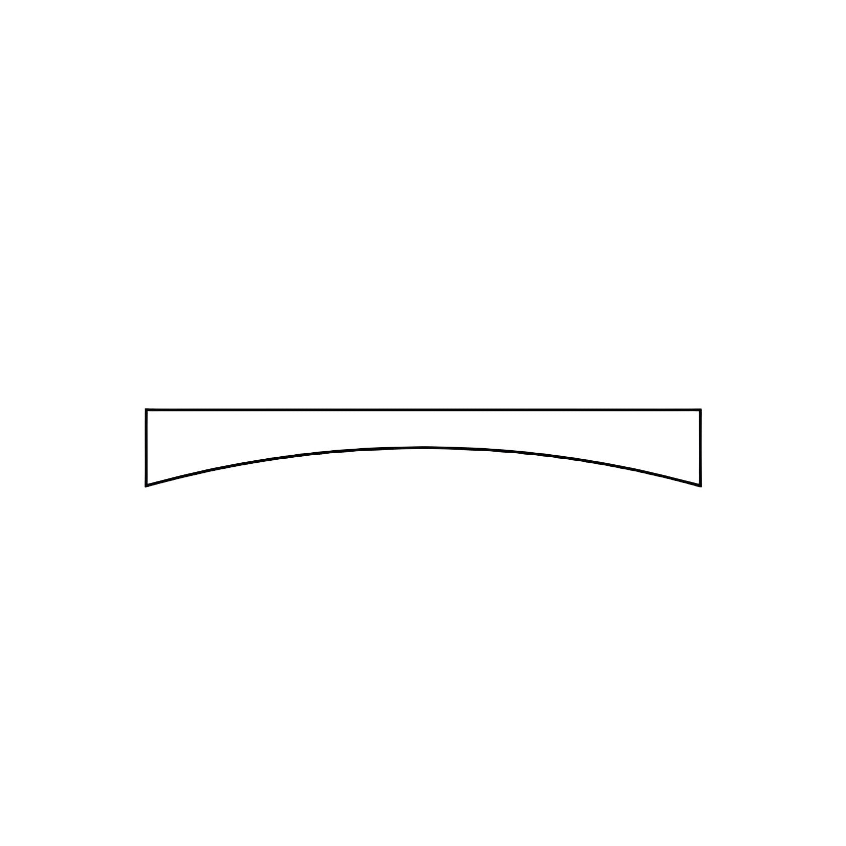 VA30 Grey Shaker Arched Valance - RenoShop