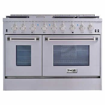 Thor Kitchen CRD4801U 2018 Model 48" Dual Fuel Double Range - Open Box - RenoShop
