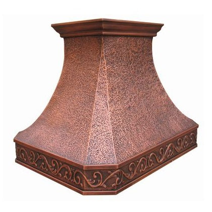 Crown Copper Island Mount Range Hood 003-423027-HO-CES - RenoShop