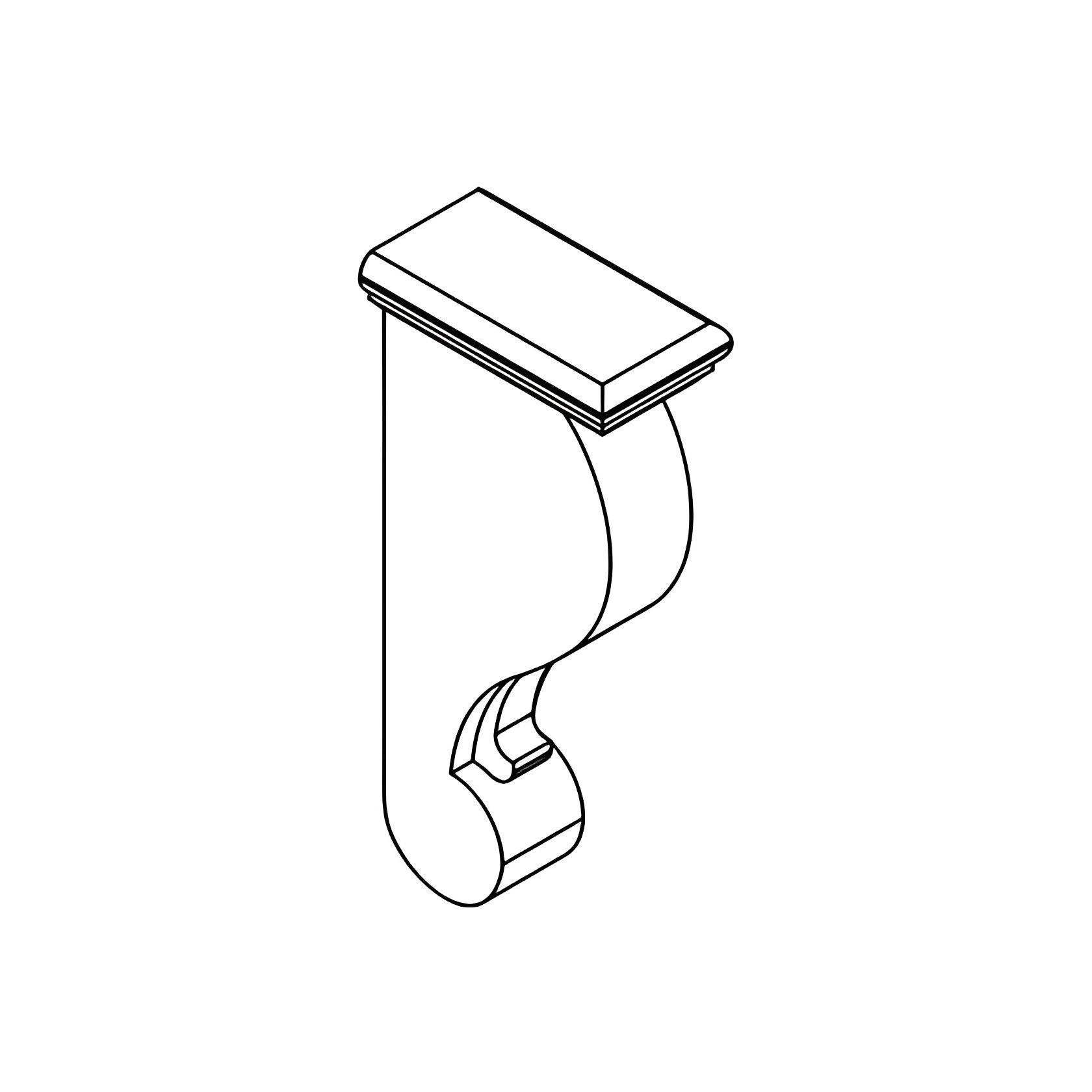 CBT White Shaker Corbel - RenoShop