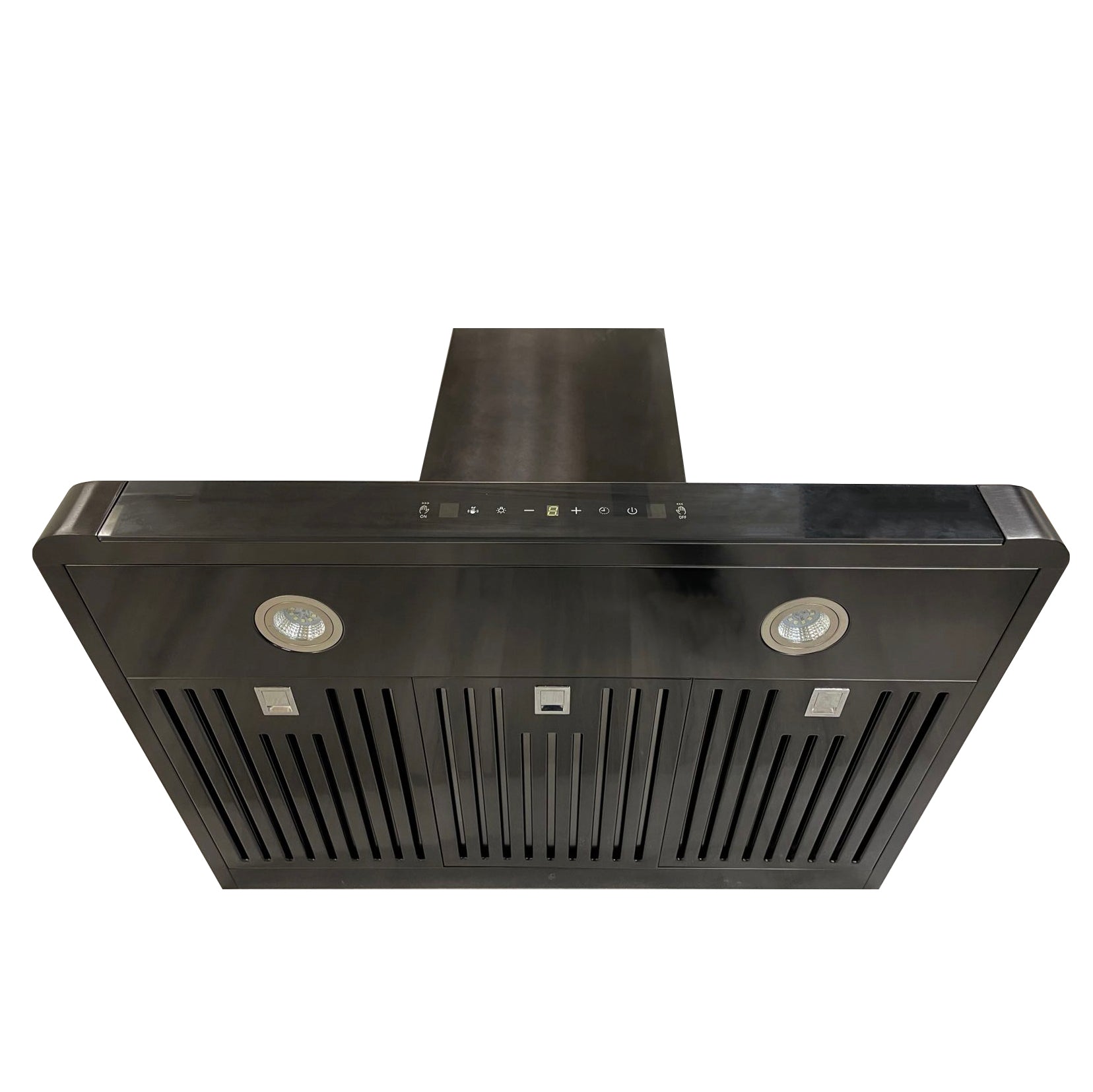 30" 850 CFM Black Stainless Steel Gesture Control Wall Mount Range Hood PRO-B15BS - RenoShop