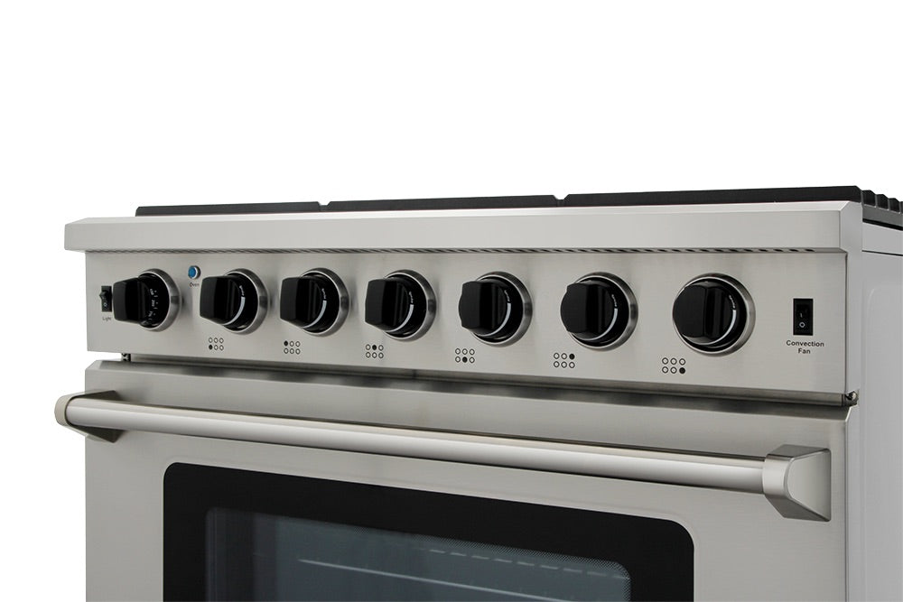 36" Gas Range in Stainless Steel LRG3601U - RenoShop