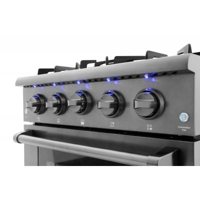 Thor Kitchen HRG3080-BS 30" Professional Gas Range in Black Stainless Steel - RenoShop