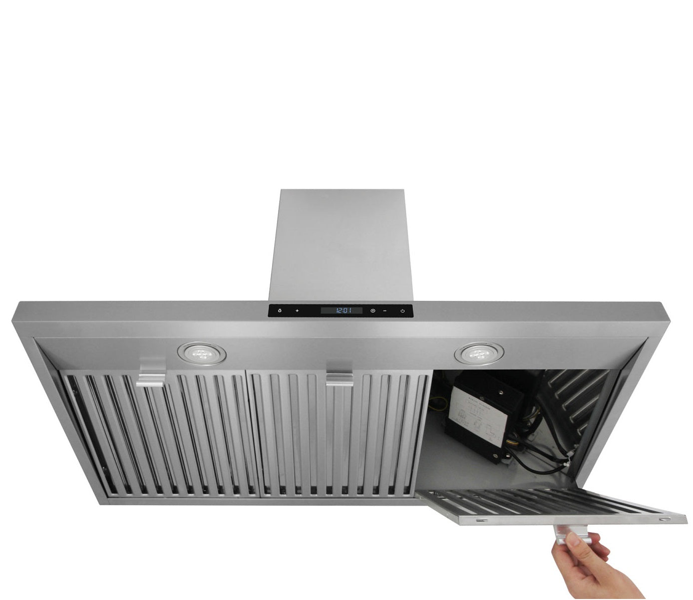 36" 600 CFM Stainless Steel Wall Mount Range Hood HRH3607 - RenoShop
