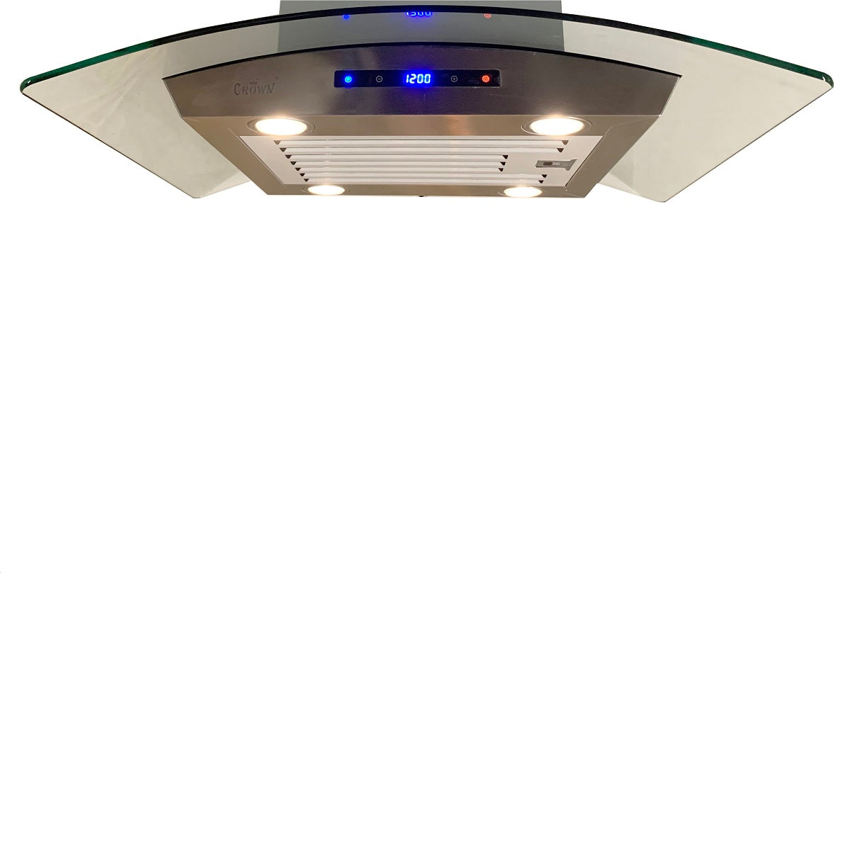 36" 800 CFM Stainless Steel Island Mount Range Hood PRO-D01/I-36 - RenoShop