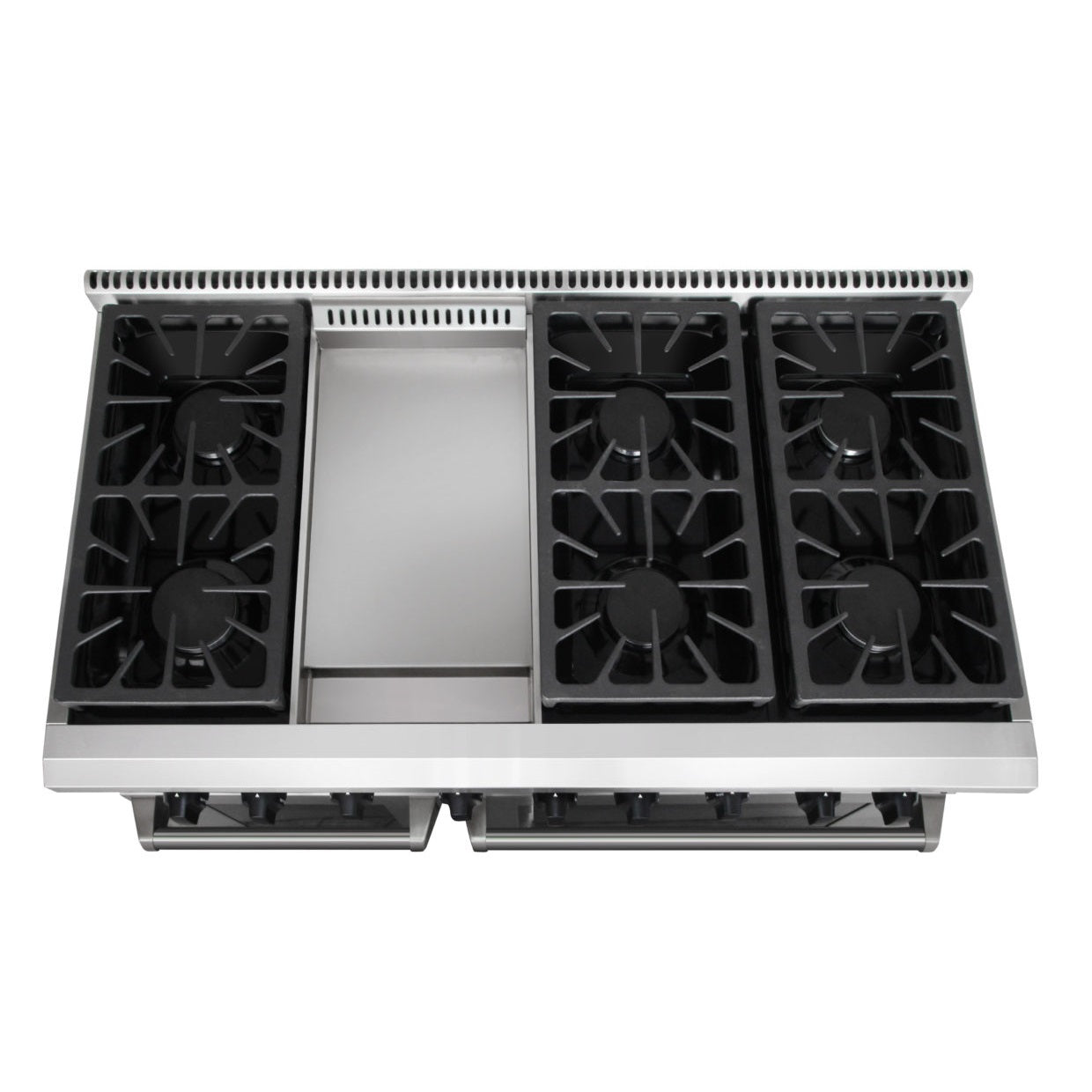 CRTK 48-4 - Pack ( 48" Gas Range, Fridge, Range Hood, & Dishwasher) Stainless Steel Kitchen Set, - RenoShop