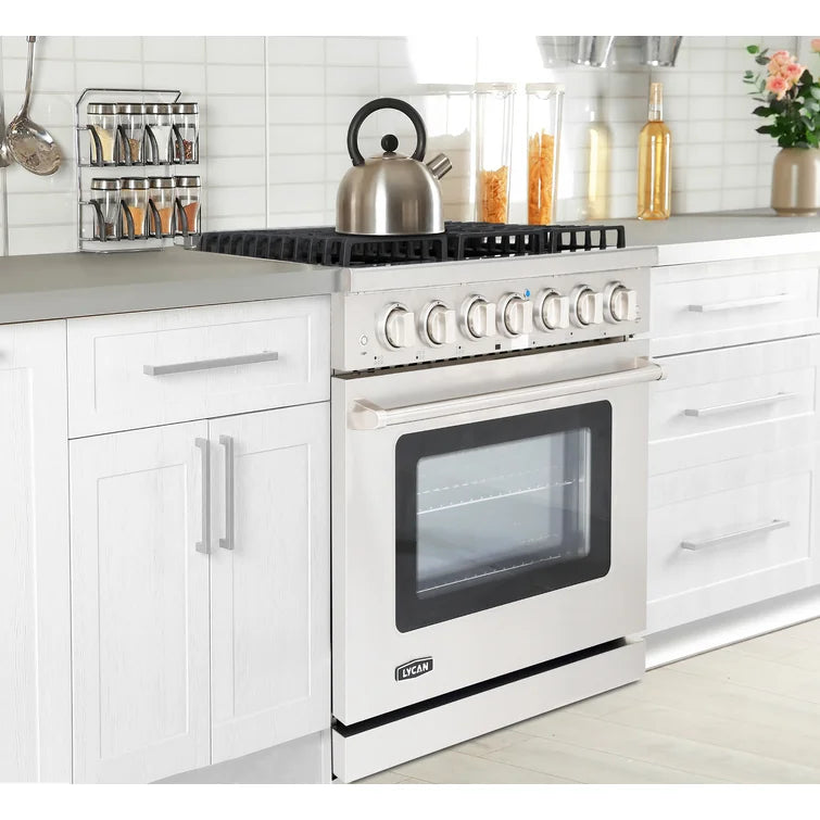Lycan 36 Inch Professional Gas Range AKG3620 --- open box  like new - RenoShop