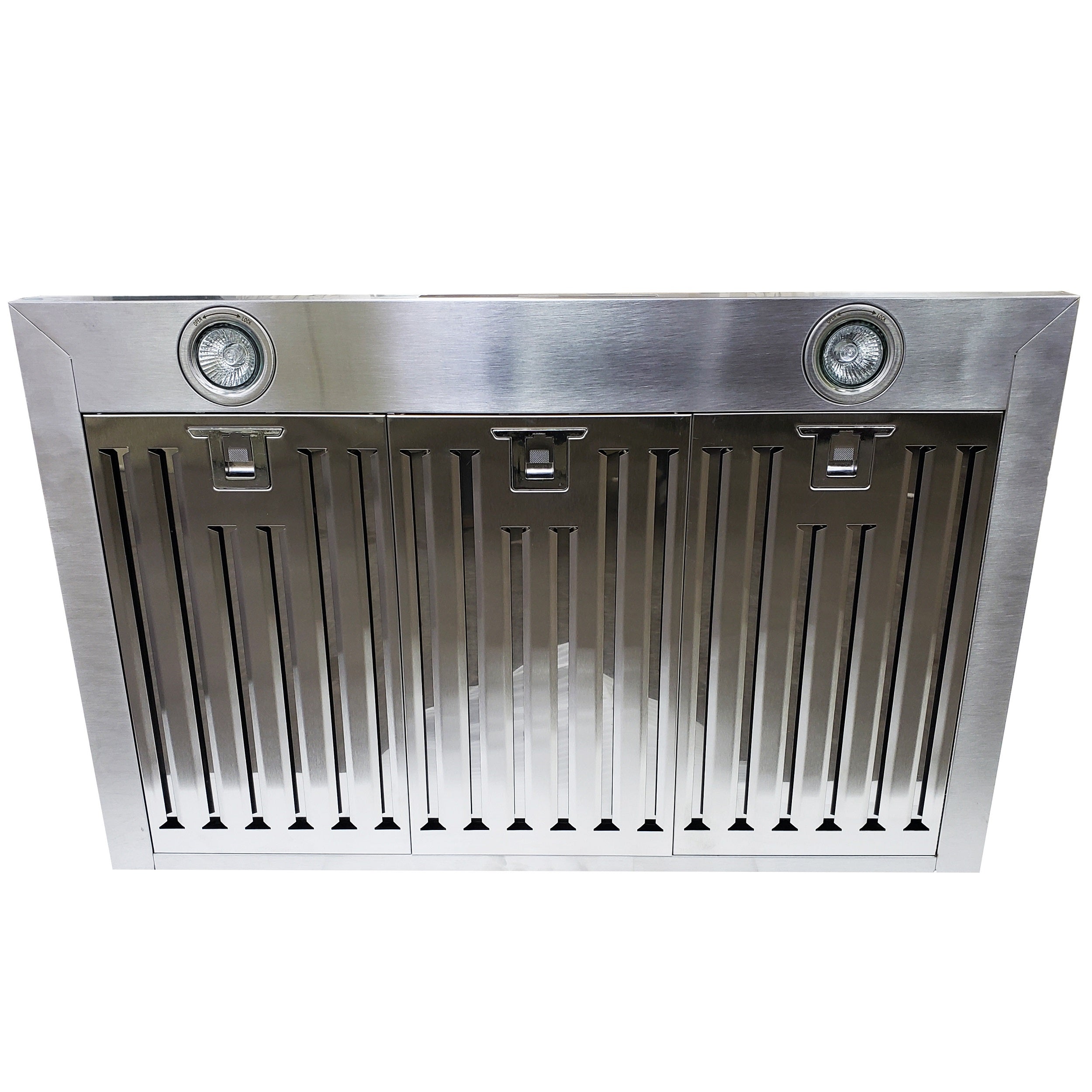 Crown PRO-B03/I/36 Professional 36" Stainless Steel Silver Island Mount Range Hood - RenoShop