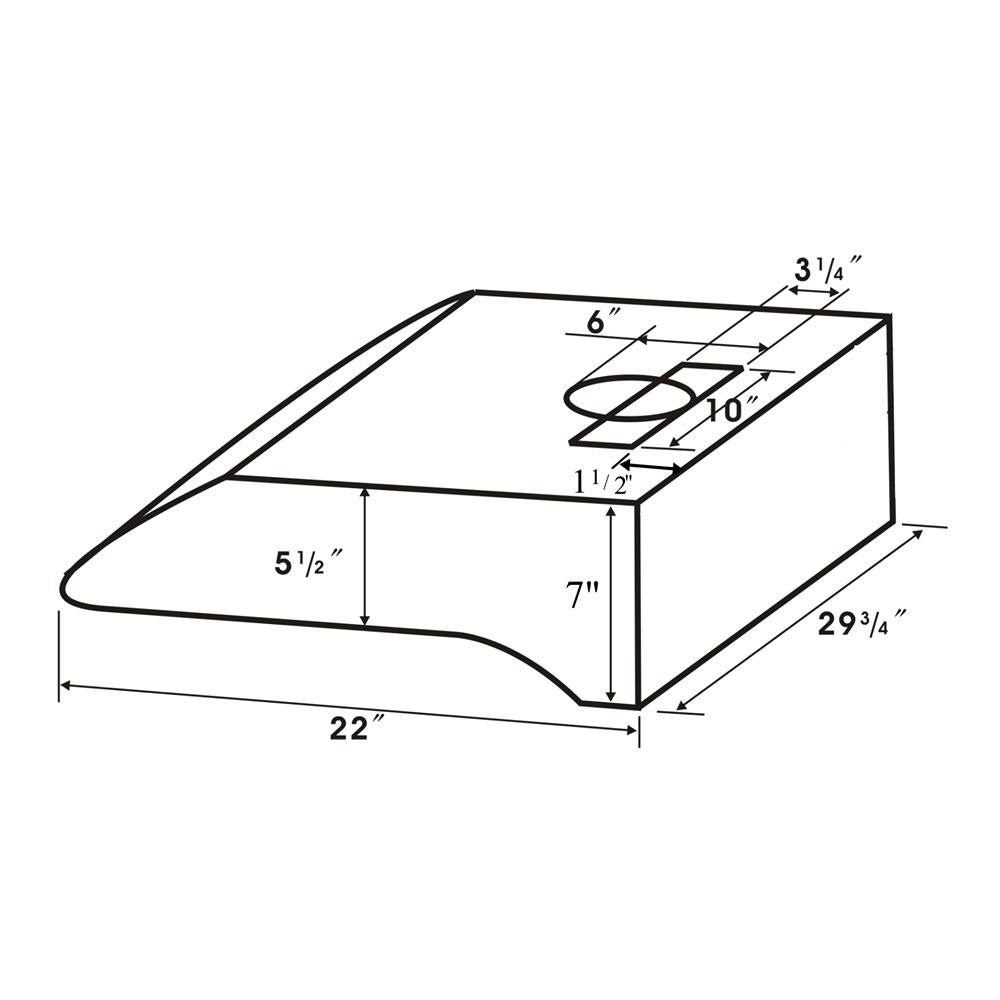 Crown AFG-HAC/SS Auto Clean Stainless Steel Under Cabinet Range Hood 30 Inches - RenoShop