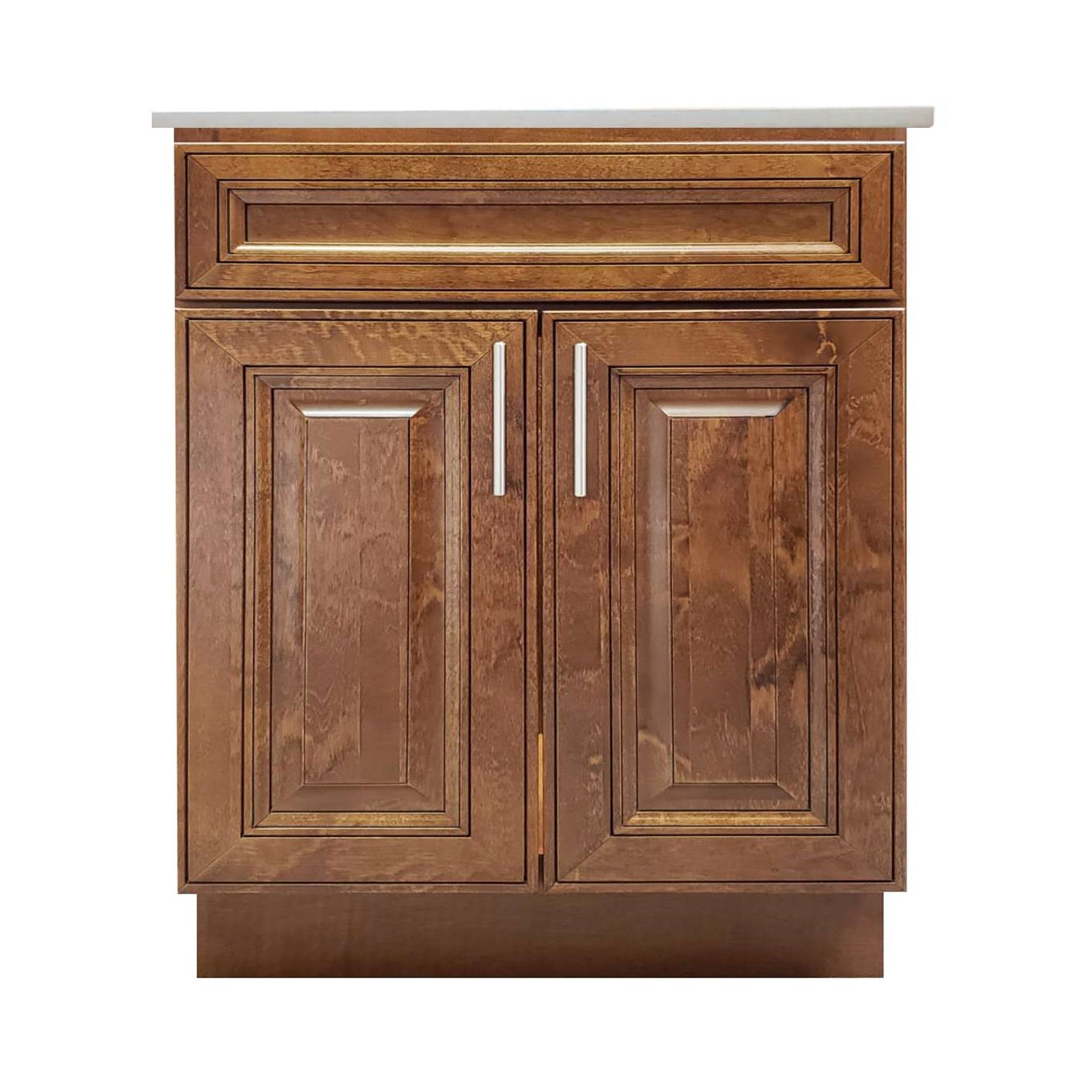 Crown VSB K08 Solid Wood Bathroom Vanity with Quartz Top & Sink - RenoShop