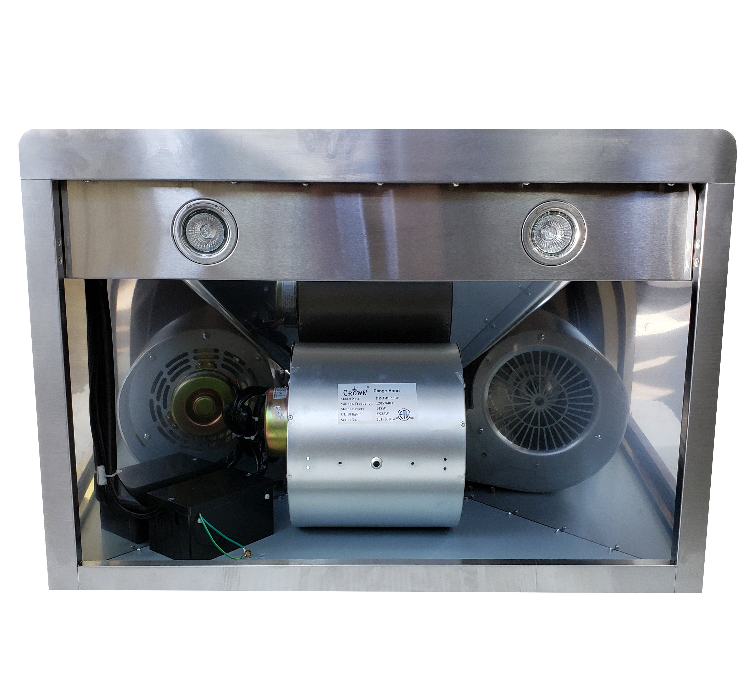 30" Stainless Steel Silver Wall Mount Range Hood