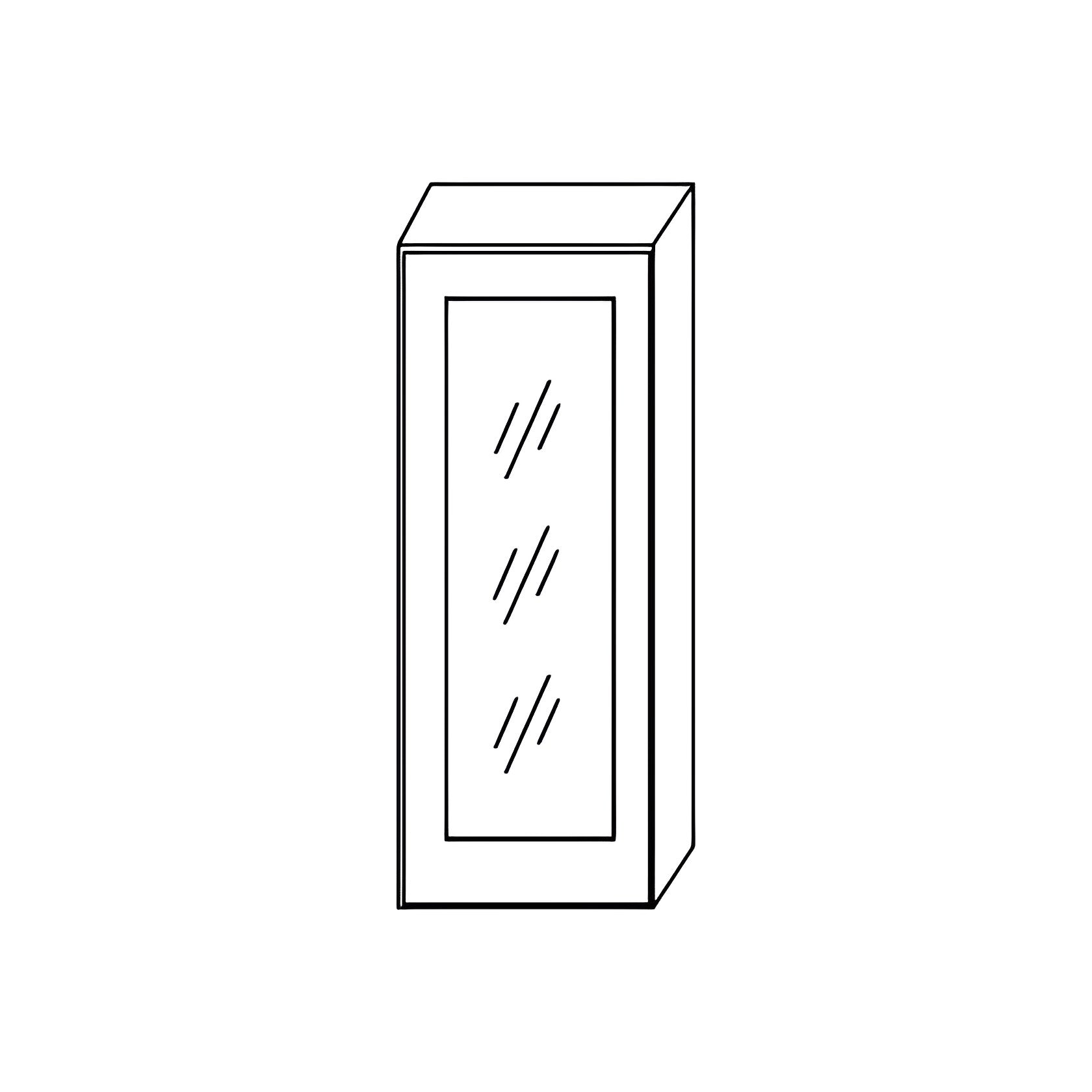 White Shaker Wall Cabinet