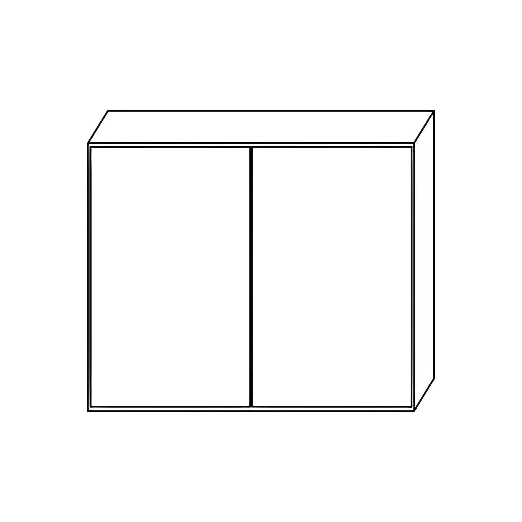 White Shaker Wall Cabinet