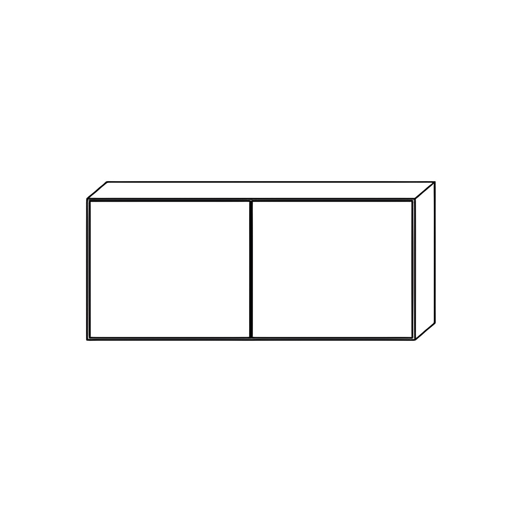 Matte Grey Wall Cabinet