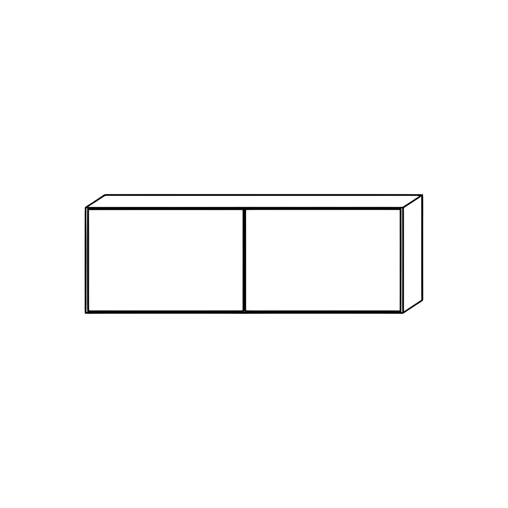 Matte Grey Wall Cabinet