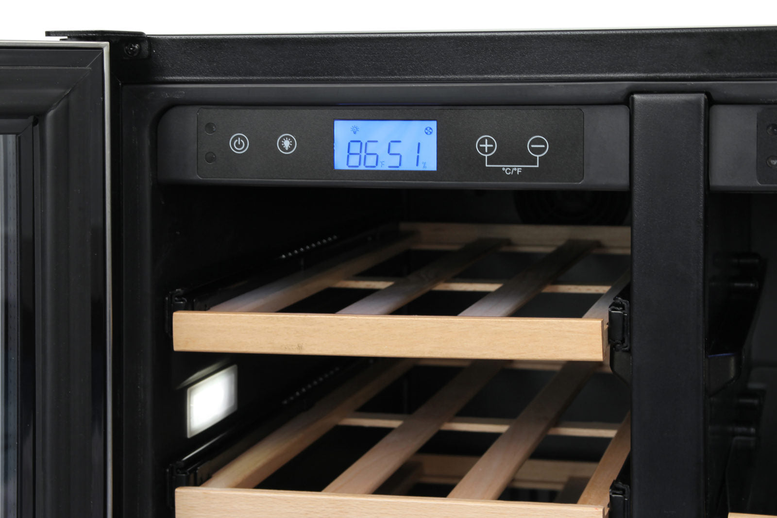 Thor Kitchen TBC2401DI 24 Inch Under Counter French Door Dual Zone Wine Cooler - RenoShop