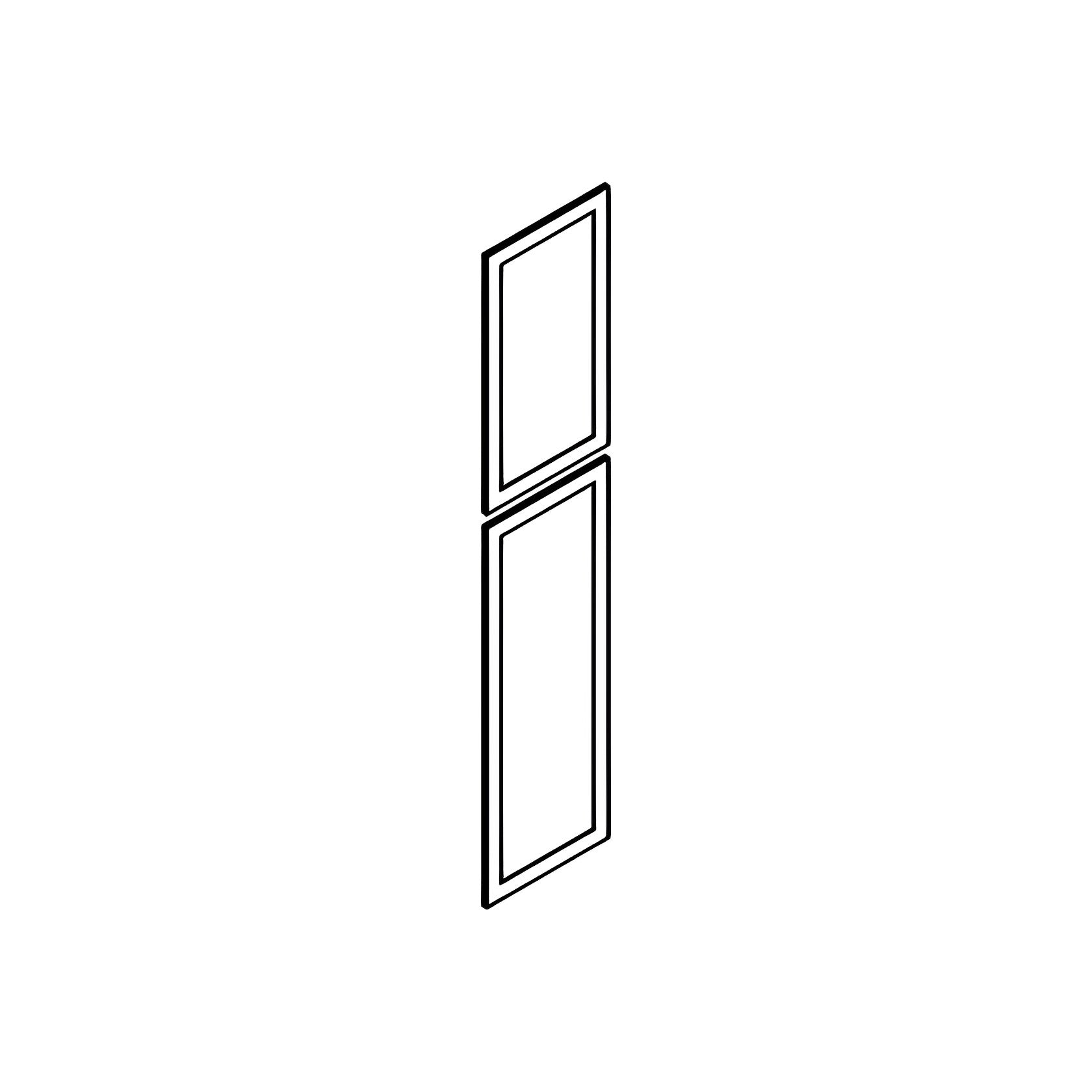 TDEP2490 Grey Shaker Tall Decorative Door Panel - RenoShop