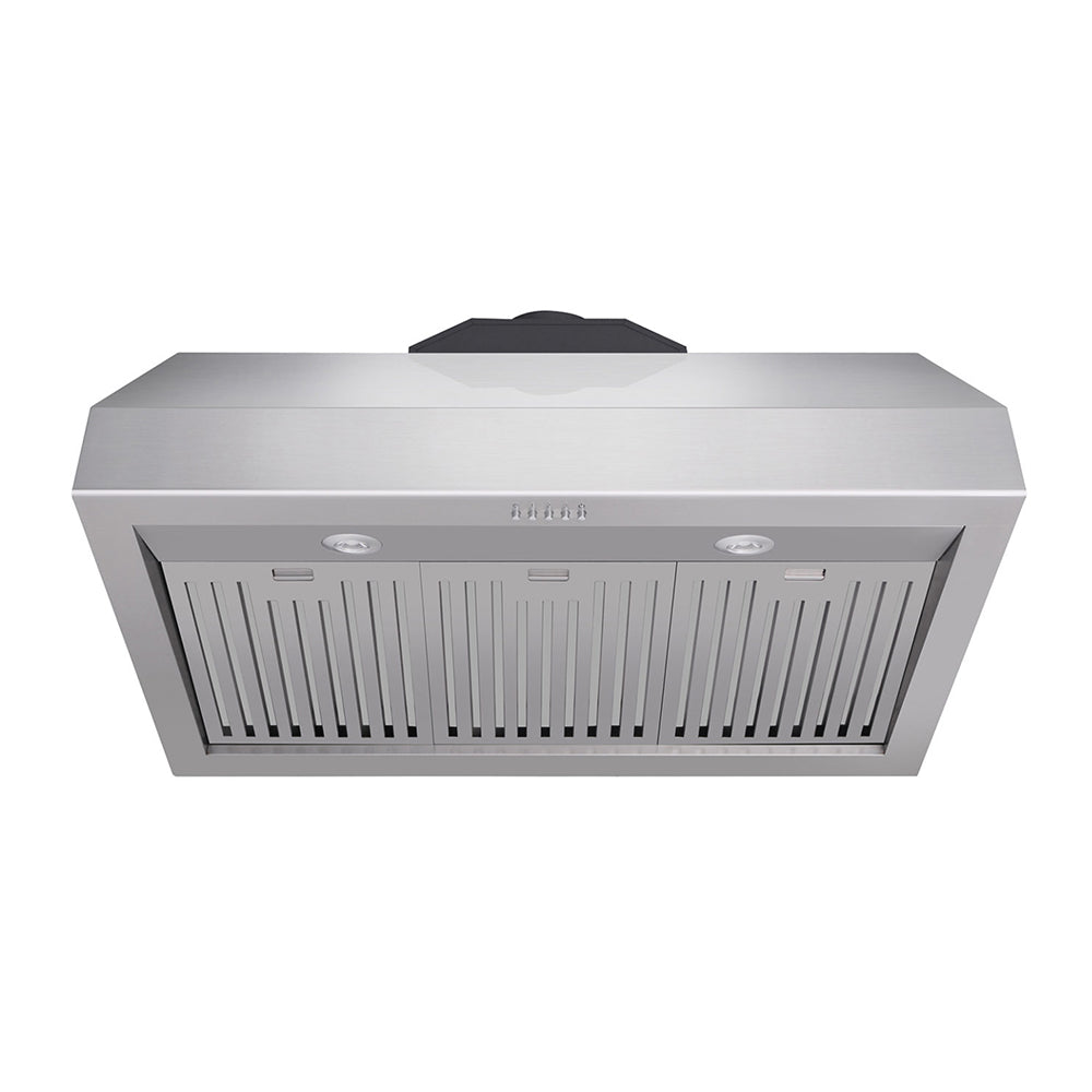 Thor Kitchen 36 Inch Professional Under Cabinet Range Hood, 16.5 Inches Tall in Stainless Steel TRH3605 - RenoShop