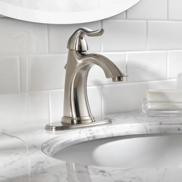 Pfister Santiago F-042-ST0K Brushed Nickel Bathroom Faucet - RenoShop