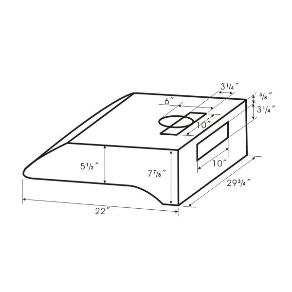 30 " 750 CFM Under Cabinet Range Hood AFG-SC/SS - RenoShop