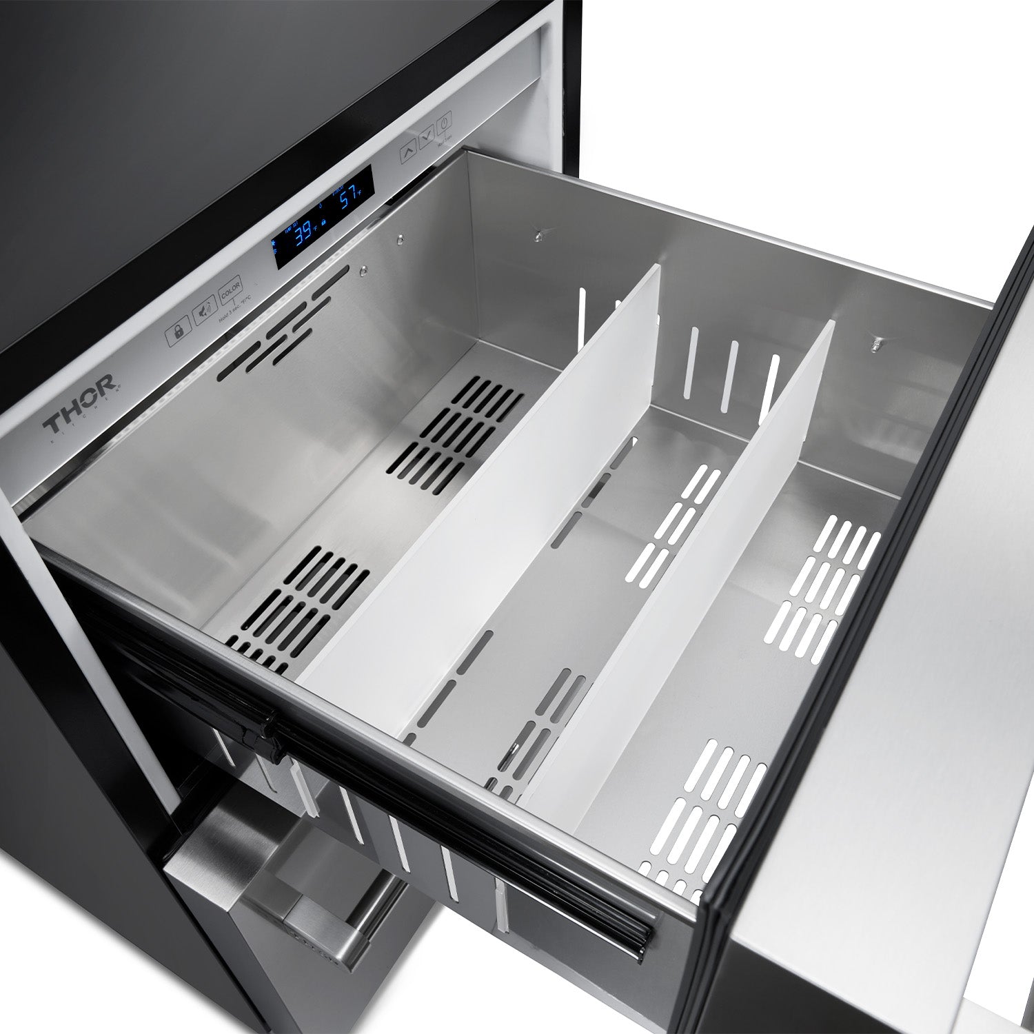 24" Indoor Outdoor Refrigerator Drawer in Stainless Steel TRF24U - RenoShop