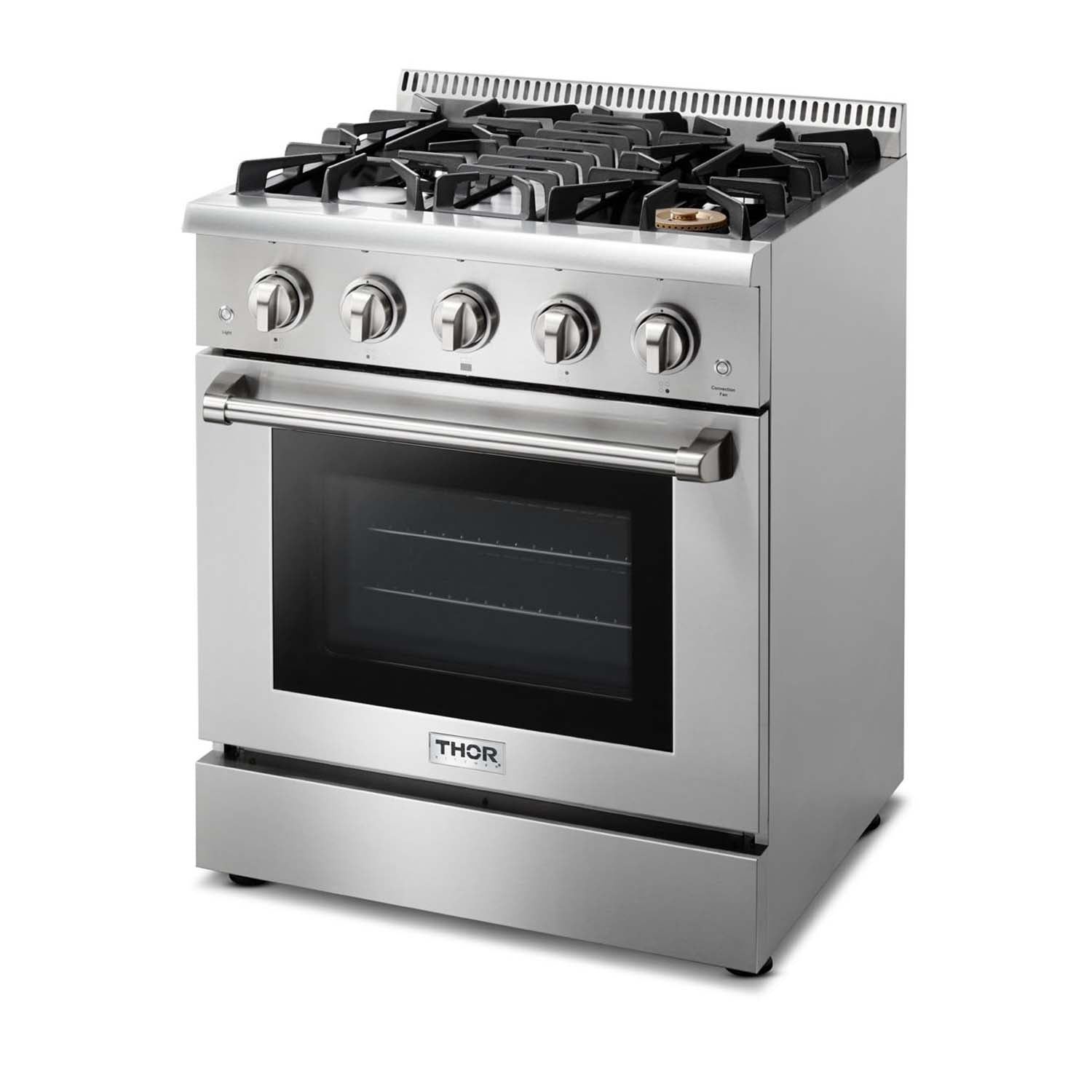 30" Stainless Steel Professional Gas Range HRG3080U - RenoShop