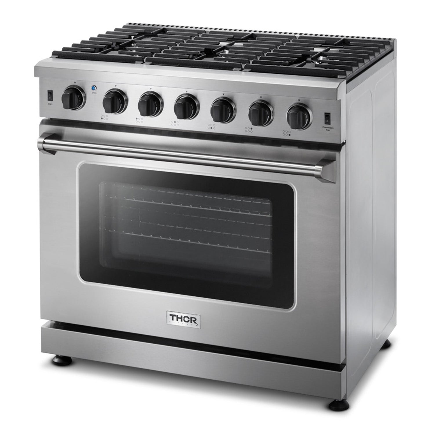 36" Gas Range in Stainless Steel LRG3601U - RenoShop