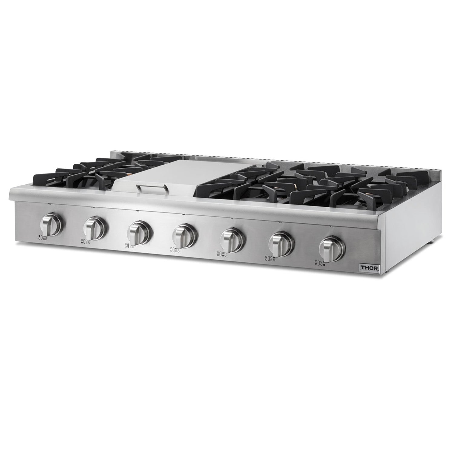 48" Professional Gas Range top in Stainless Steel HRT4806U - (Open Box) - RenoShop