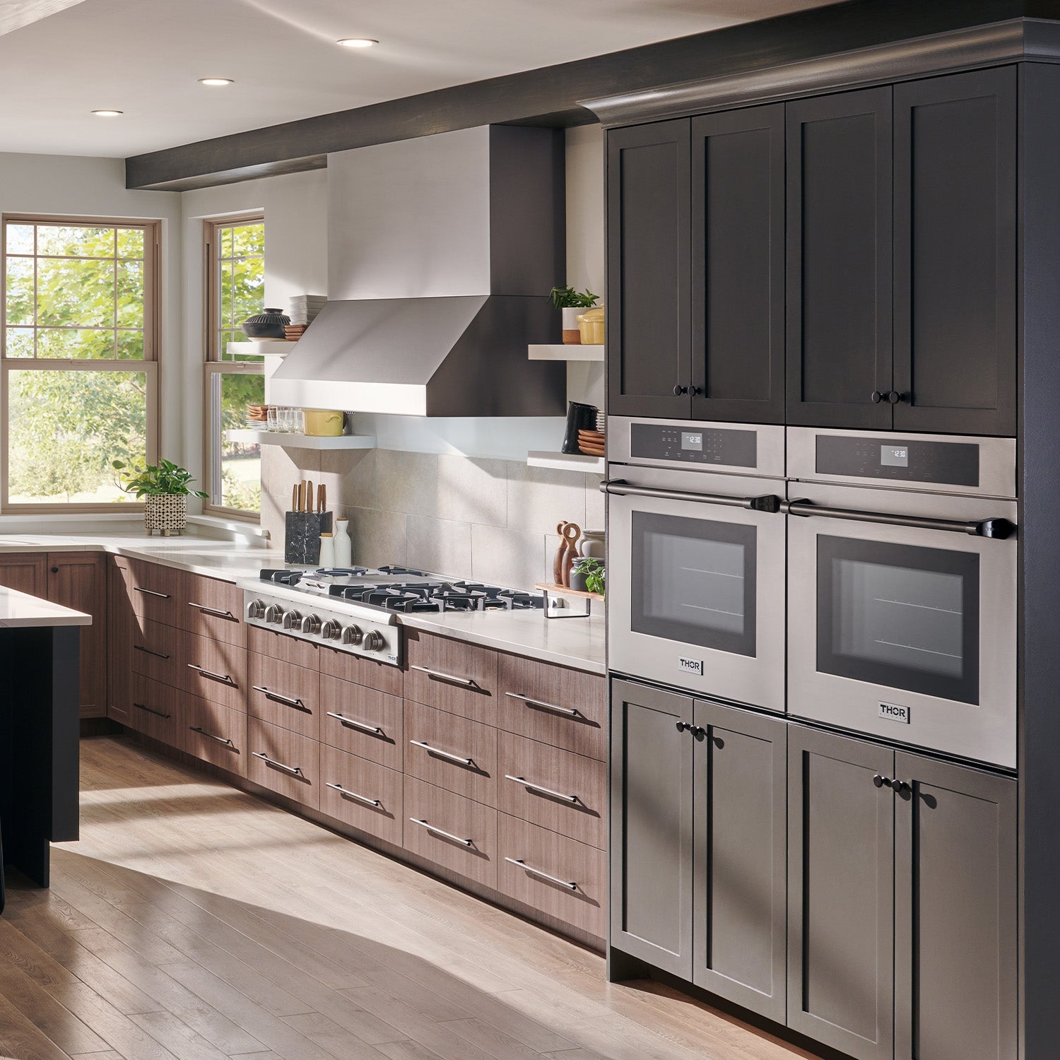 48" Professional Gas Range top in Stainless Steel HRT4806U - (Open Box) - RenoShop